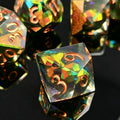Death Mask – Clear Sight D&D Dice Set