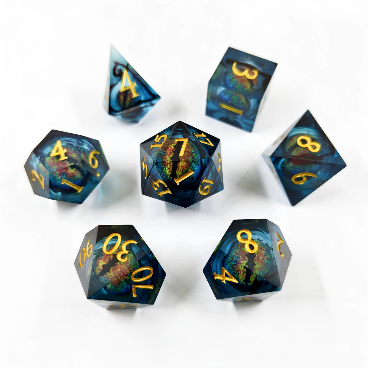 Freezing Stare – Floating Eye D&D Dice Set