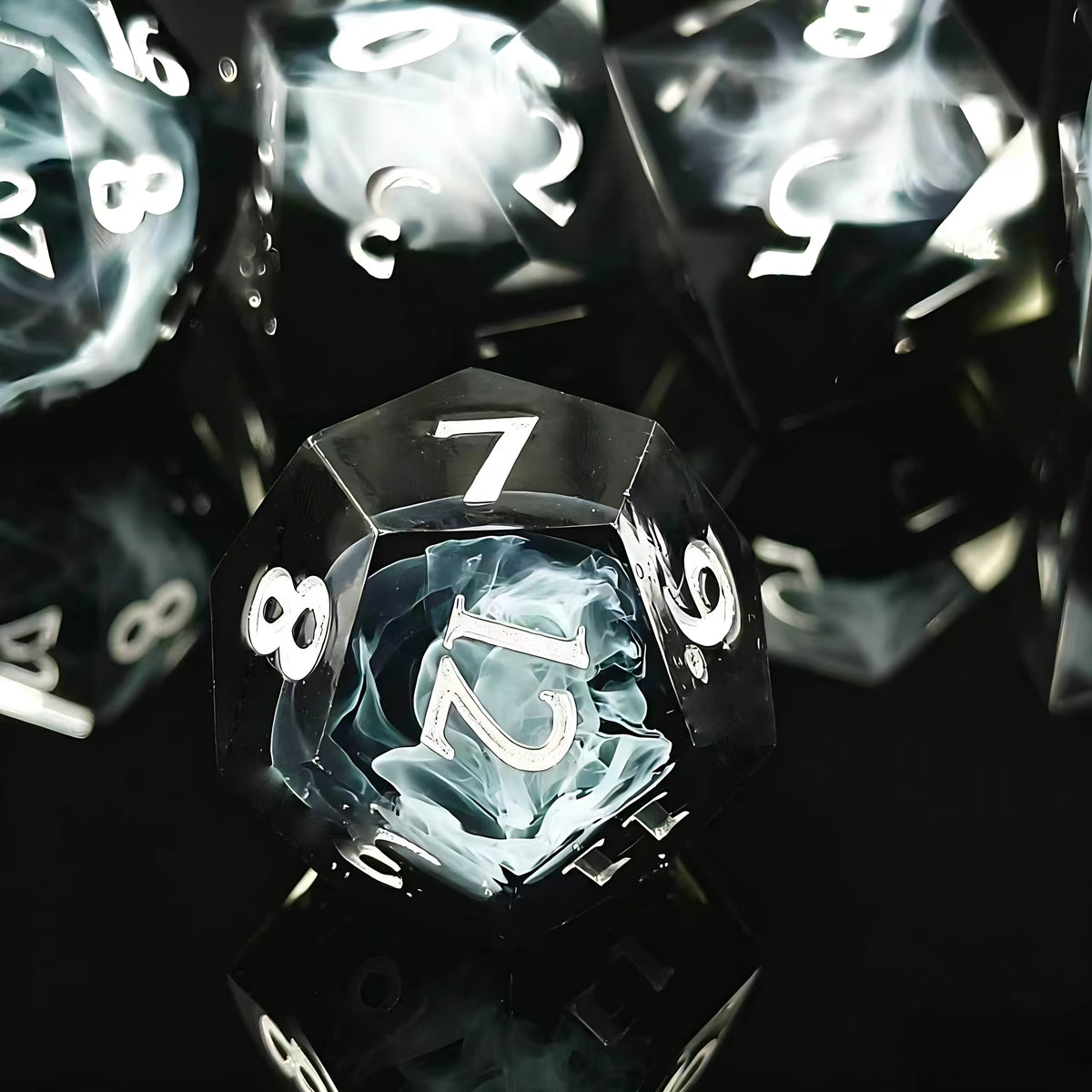 Mysteriöser Schleier – Klares Sehen D&D Würfelset